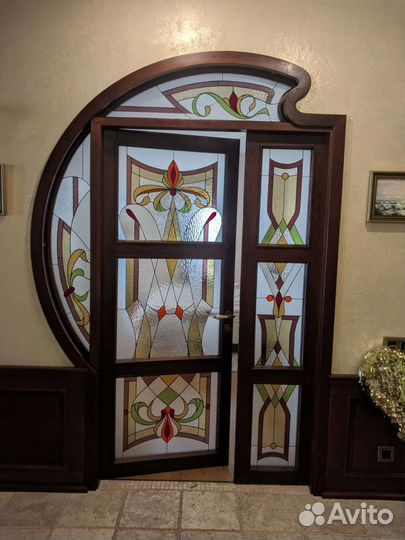 Художественные витражи стиль тифани