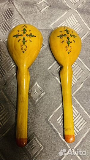 Деревянная расписная ложка