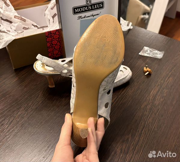 Туфли для танцев кожаные 39 размер