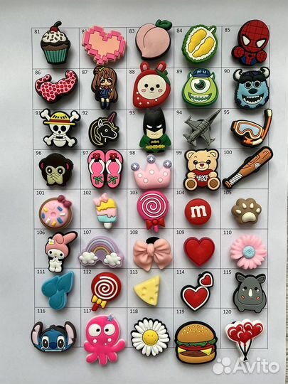 Jibbitz для crocs