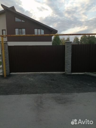 Откатные ворота под ключ с установкой
