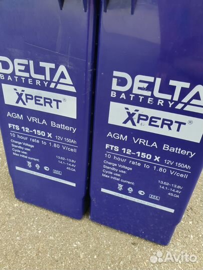 Аккумулятор 150ач 2022г.AGM тяговый