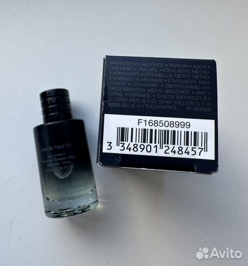 Dior sauvage eau de toilette миниатюра 10 мл