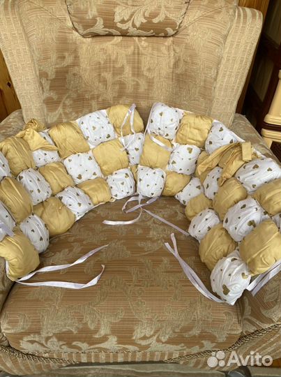 Бортик для детской стандартной кроватки