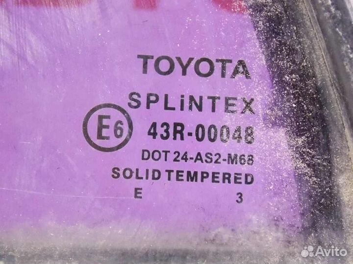 Стекло двери задней левой для Toyota Corolla 9 2