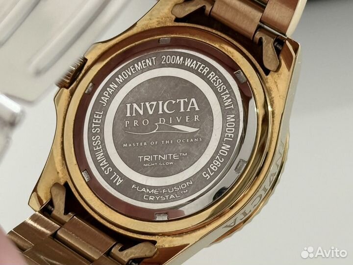 Часы invicta pro diver Gold model no.26975