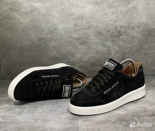 Кеды мужские Hugo Boss замша