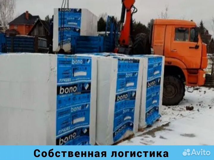 Газобетонные блоки / Пеноблоки Bonolit D600, D400
