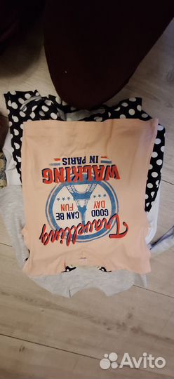 Большой пакет одежды для девочки от 110 до 116