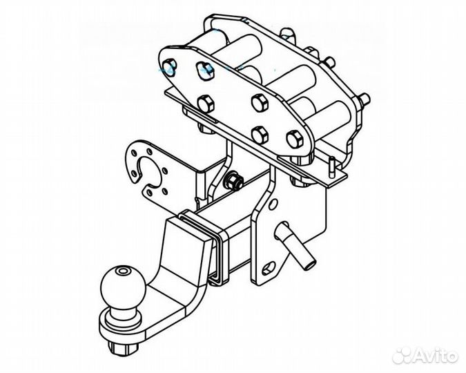 Фаркоп на Toyota Land Cruiser 200 TY53