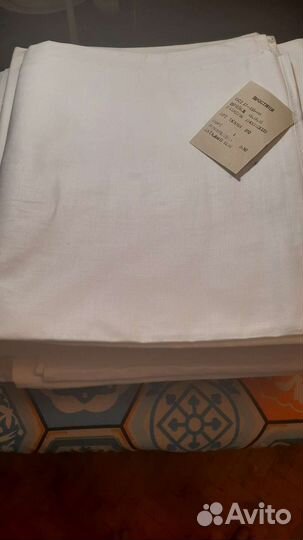 Простынь, наволочки, бязь рулон 8,95 м СССР