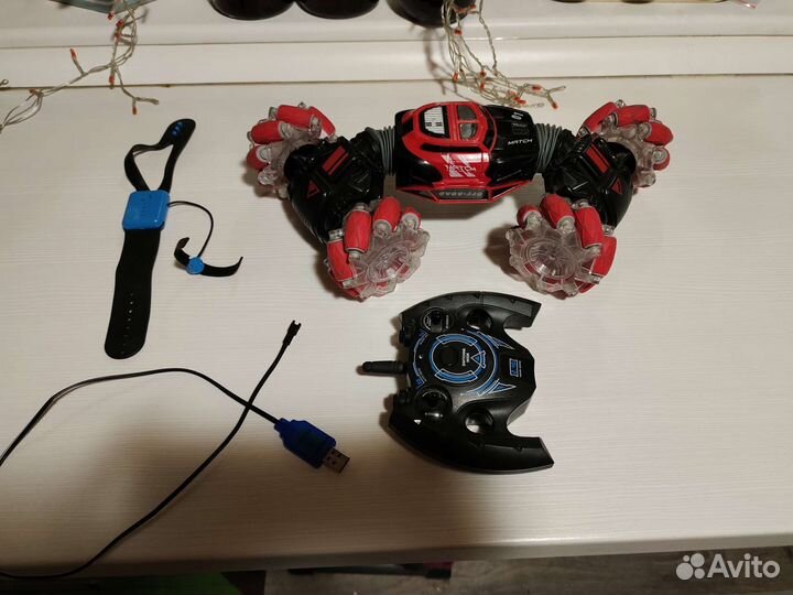 Машинка на радиоуправлении внедорожник перевертыш