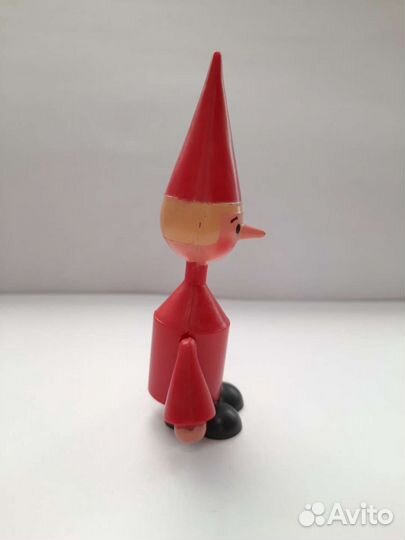 Игрушка Петрушка колкий пластик СССР очень редкая