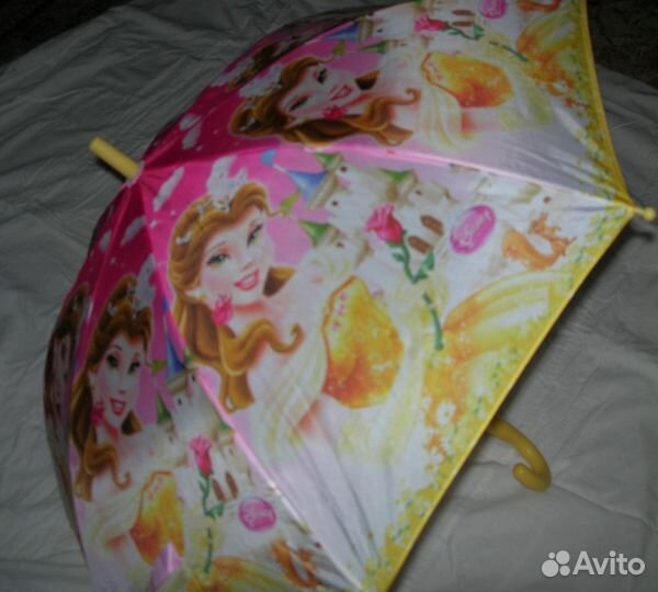 Детские зонтики новые Принцессы, Тачки