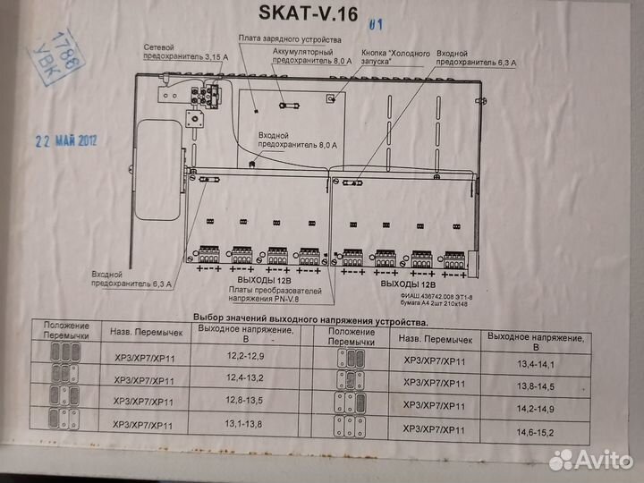 Блок питания для камер видеонаблюдения