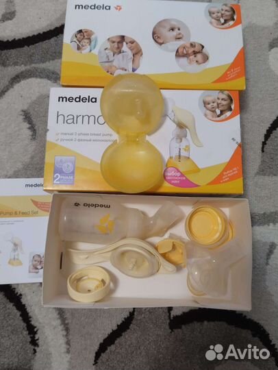 Молокоотсос и накладки Медела