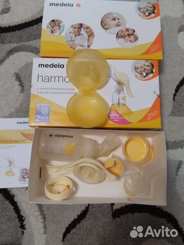 Молокоотсос и накладки Медела