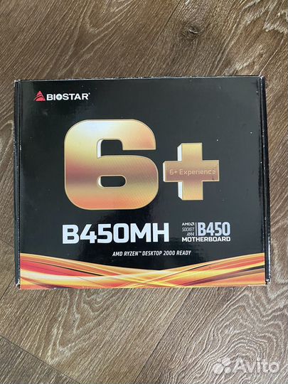 Материнская плата am4 biostar b450mh