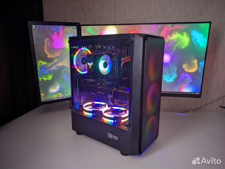 Игровой пк Intel Core 12100f / RX 5700XT / 16 gb