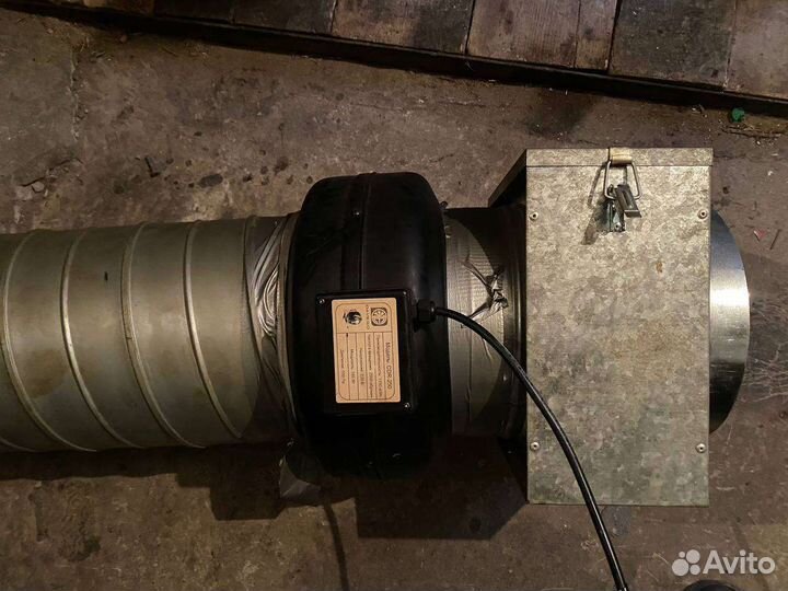 Вентилятор вытяжной канальный