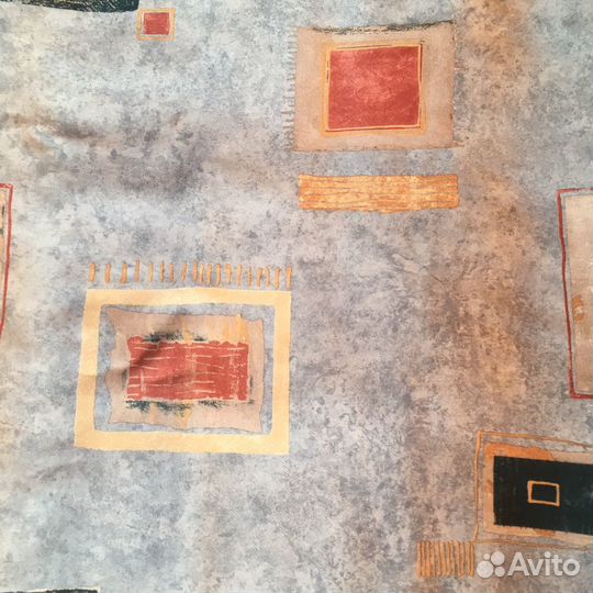 Ткань голубая с рисунком 5,6м, шир. 1,5м