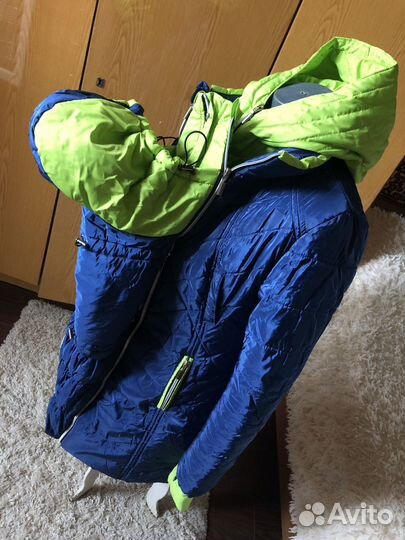 Стеганое пальто для беременных