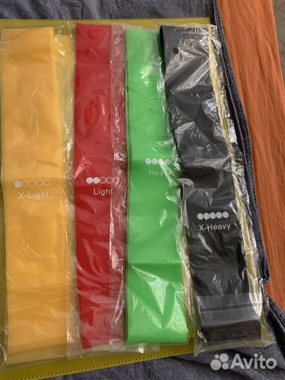 Лента спортивная, лента для аэробики, резинка