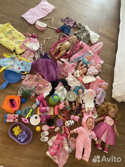 Куклы беби бон с одеждой и аксессуарами