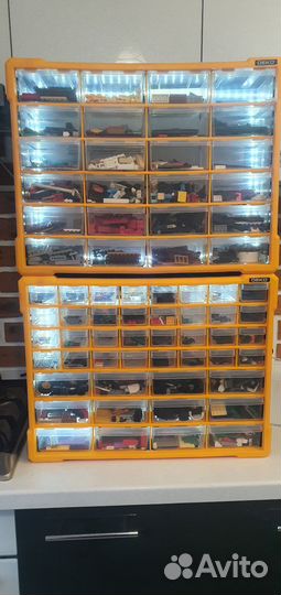 Пенал для хранения лего, мелочи с отсеками