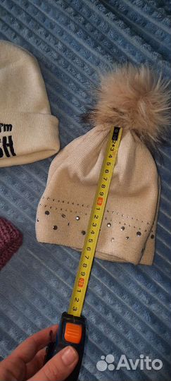 Шапка на девочку 3 шт