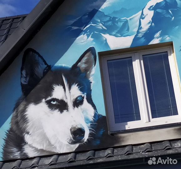 Роспись стен,фасадов,граффити на заказ в Москве