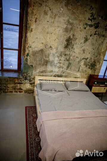 Кровать из массива / Кровать двуспальная / Кровать