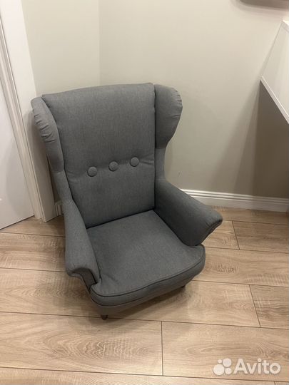 Кресло детскок икеа страдмон серое