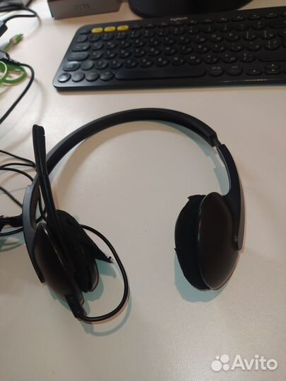 Наушники гарнитура Logitech USB H340