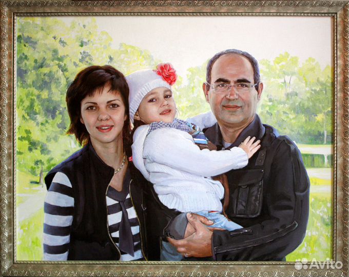 Портрет от профессионального художника по фото на