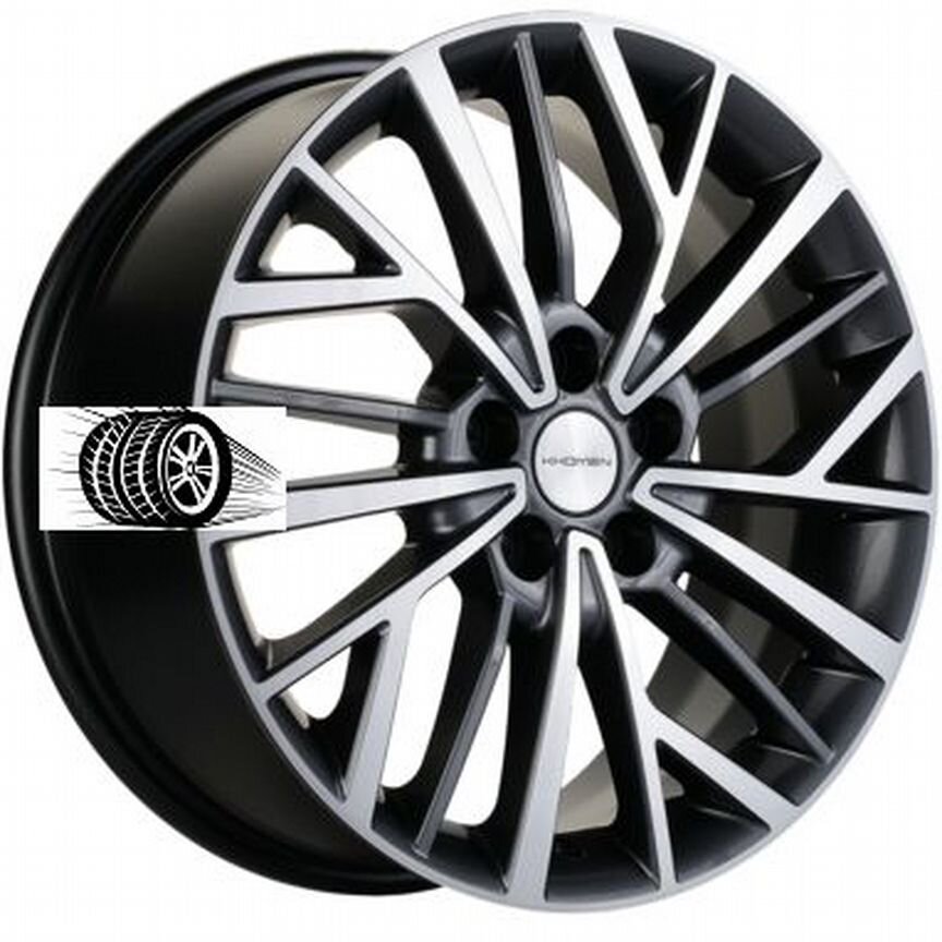 Литые диски Khomen Wheels 7×R17 5×108