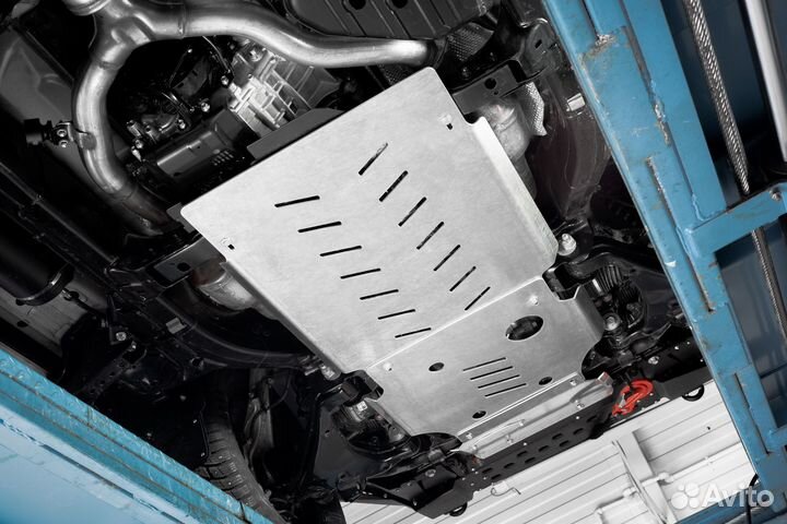 Защита картера двигателя и кпп BMS Тойота Ленд Кр