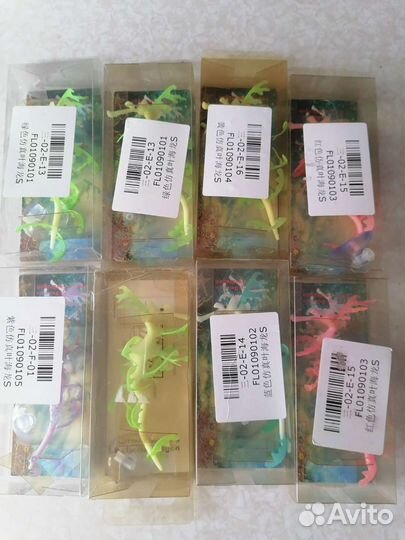 Осьминог, морские коньки и растения. Искусственные