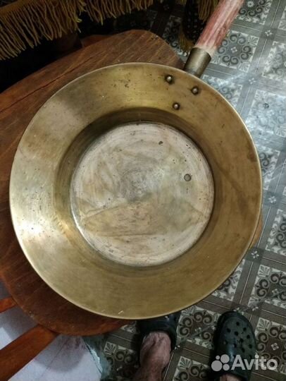 Латунный тазик для варки варенья