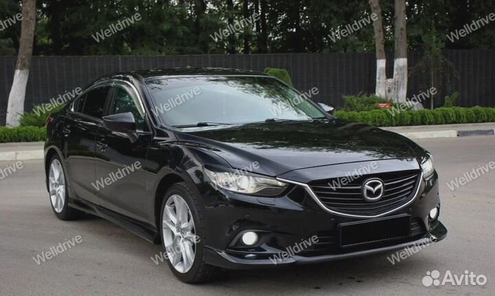 Накладки на пороги Mazda 6 GJ 2012-2018