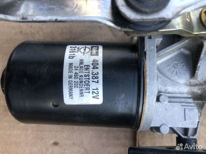 Трапеция дворников на Опель Астра G г