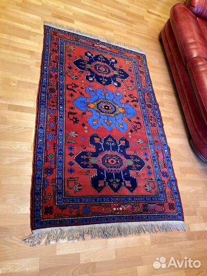 Ковер шерстяной ручной работы 2 х 1.2 м