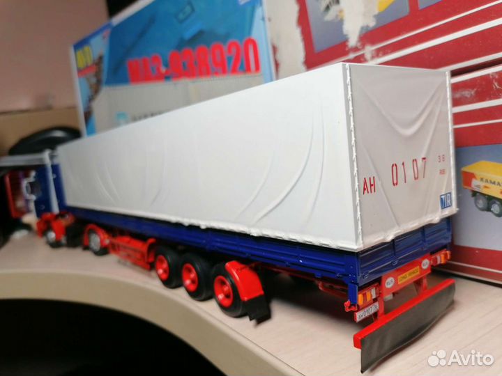 Модель маз-5440 с полуприцепом маз-9758