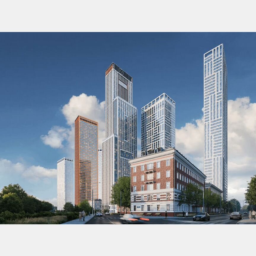 2-к. квартира, 70,1 м², 35/60 эт.