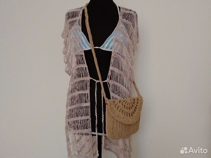 Прозрачный кардиган