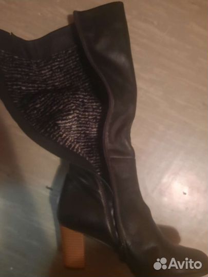Сапоги женские натуральная кожа 37 размер