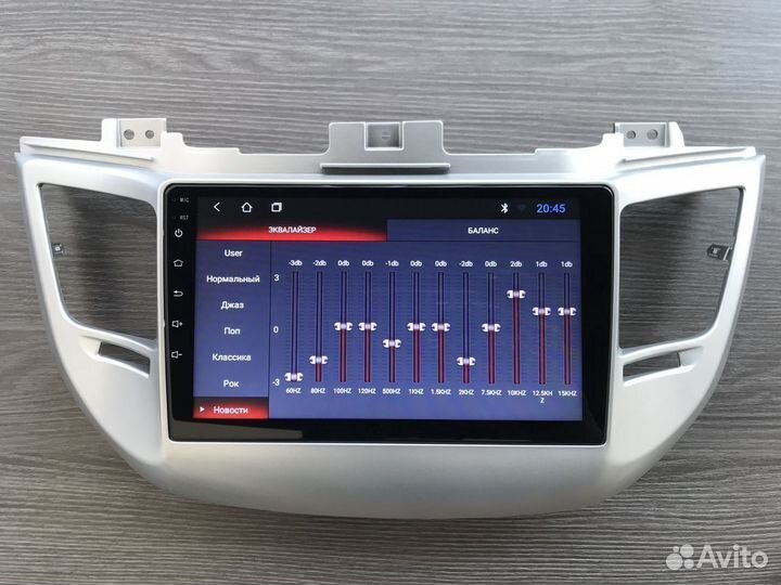 Магнитола TS7 на Hyundai Tucson