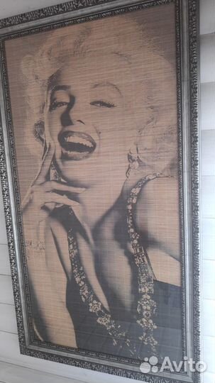 Картина постер Мерелин Монро большая 126*70 см