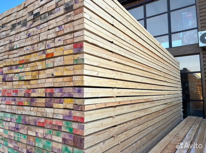 Доска обрезная 25 x100 ту
