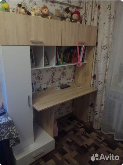 Стол новый пкс-1 Дуб Сонома/Белый глянец